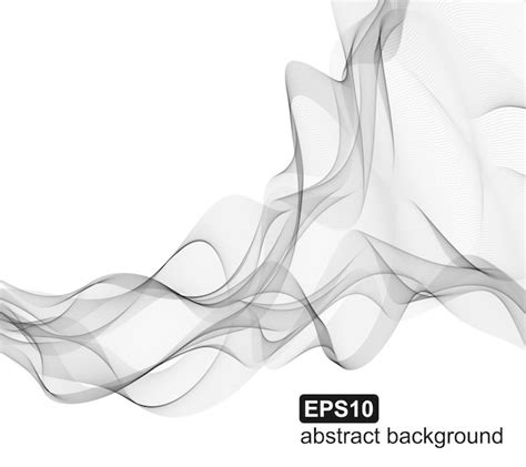 Premium Vector Abstract Vector Smoke Background