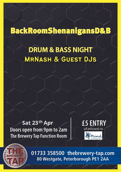 Drum And Bass Night The Brewery Tap Peterborough