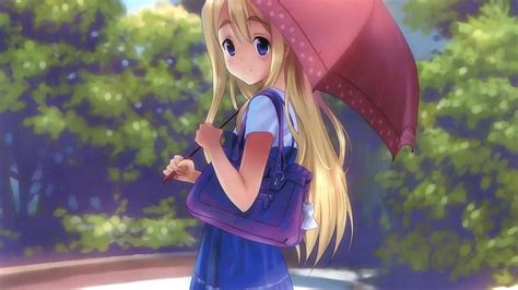 Online Crop Hd Wallpaper Kon Kotobuki Tsumugi Anime Umbrellas Anime
