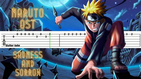 Naruto Ost Sadness And Sorrow Guitar Tutorial Tabs Youtube