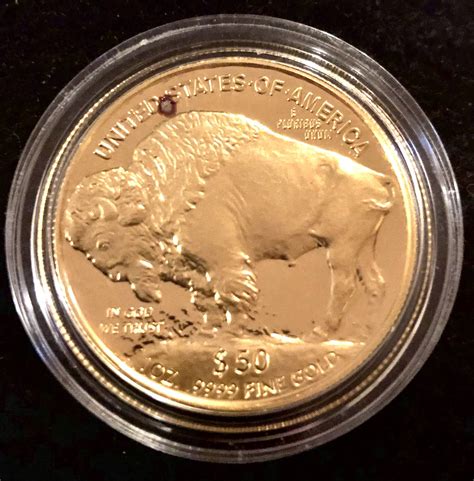 Copper Spots On Mint Sealed Buffalo Gold