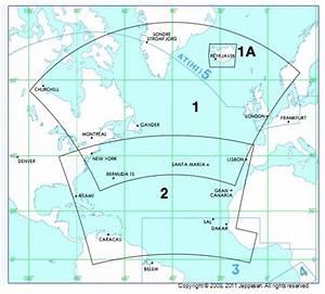Luftfahrtkarten Headsets Flugfunk Atlantic Orientation Chart At H L 1 2