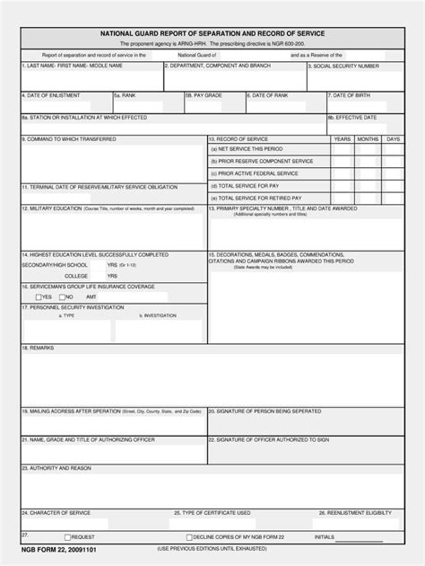 Ngb Form 22 Fill Online Printable Fillable Blank Pdffiller