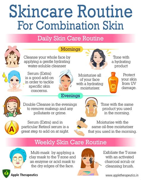 Skincare Routine For Combination Skin Combination Skin Care