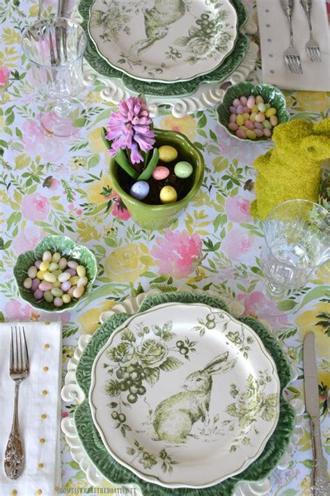 Hopping Down The Bunny Trail Table Spring Blooming Centerpiece