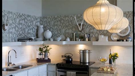 Contemporary Kitchen Wallpaper Ideas Home Decor