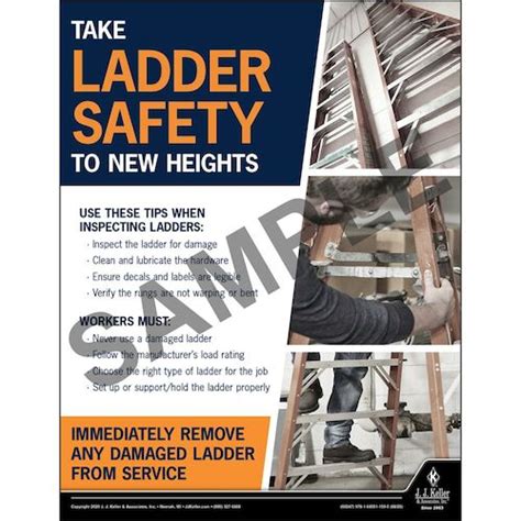 Step Ladder Safety Poster