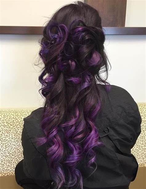 My hair is naturally very dark. Purple Ombre Hair Ideas: Plum, Lilac, Lavender and Violet ...