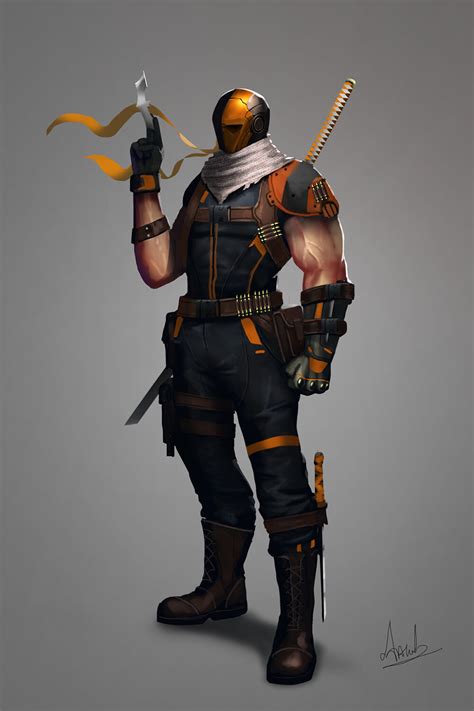 Artstation Deathstroke Character Design