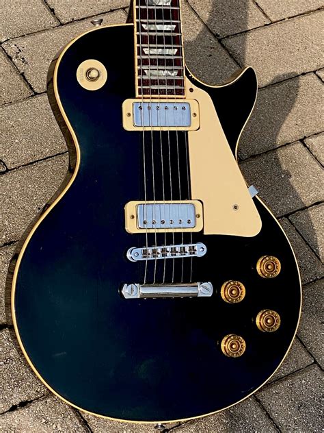Gibson Les Paul Deluxe 1980 Black Finish Guitar For Sale Guitarbroker