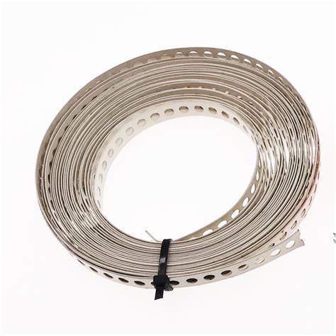 2023 Metal Ss304 Rounded Perforated Banding Metal Mounting Strip
