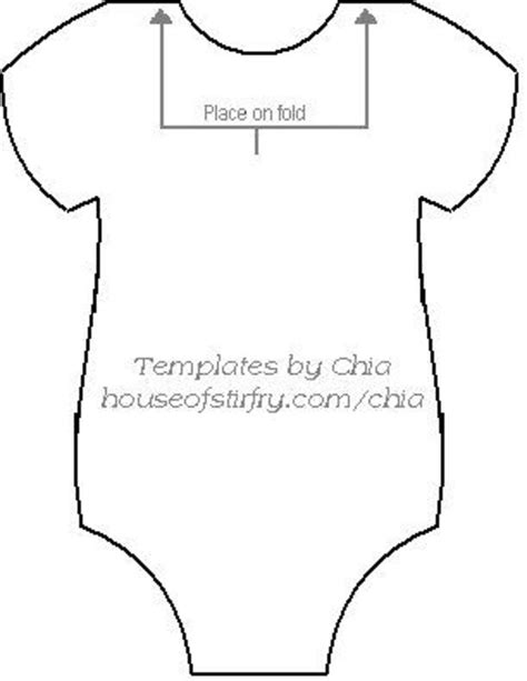 Onesie Pattern Baby Onesie Template Baby Shower Cards Onesie Pattern
