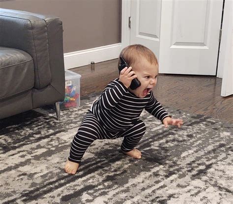Psbattle Baby Screaming Into A Phone Rphotoshopbattles