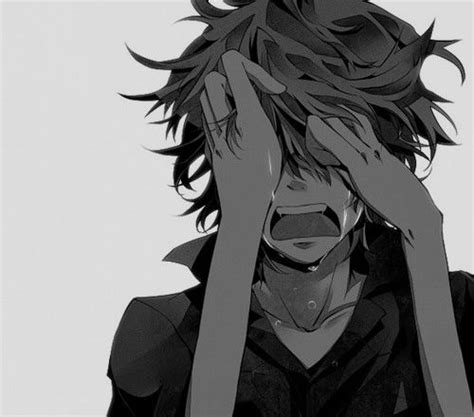 Anime boy anineboy sad depressed depression red. Taka Aria on Twitter: "#anime #boy #sad #cry #sad #boy # ...