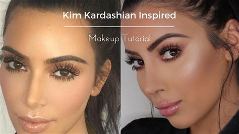 Kim Kardashian Makeup Tutorial Shimmery Brown Eyes Photos
