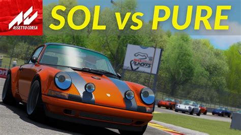 Sol Vs Pure The Battle Of The Fps Assetto Corsa Rain And Quality