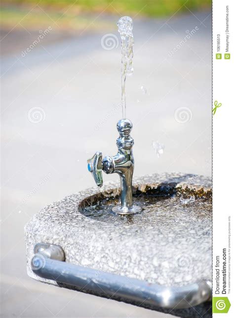 Faucet For Drinking In A Public Park Stock Image Image Of Public