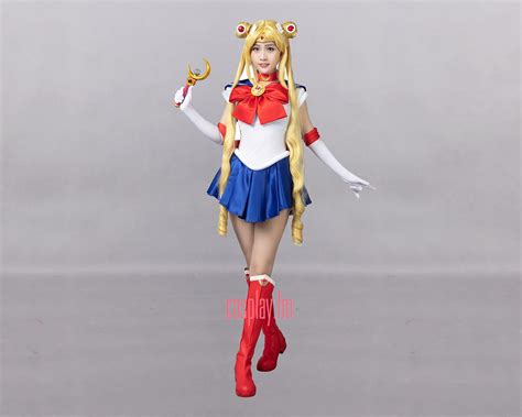 Mrhallacgcos Anime Cosplay Sailor Moon Usagi Tsukino School Uniform