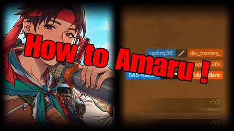 How To Amaru Youtube
