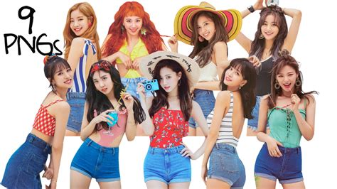 Twice Png Pack Summer Nights Album By Soshistars On Deviantart