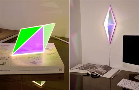 Prismatic Lamps And Mirrors By Sean Augustine March Decadent Dissonance