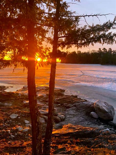 2020 Ice Out In Sunset Country Sunset Country Ontario Canada