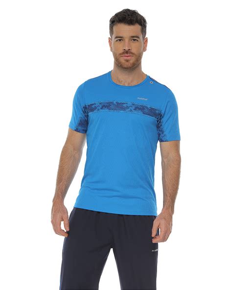 Camiseta Deportiva Color Turquesa Para Hombre Racketball