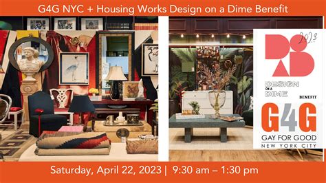 G4g New York City Housing Works Design On A Dime Benefit April 22