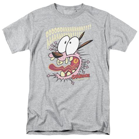 Courage The Cowardly Dog Scaredy Dog Mens Regular Fit T Shirtn