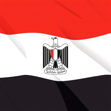Download Elegant Egyptian Flag With Flat Design For Free Egyptian