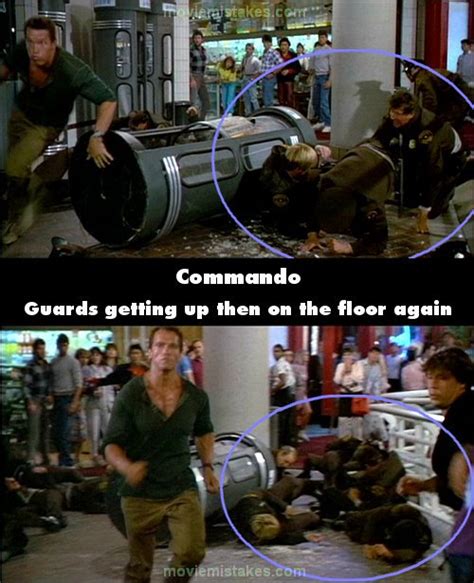 Commando Movie Mistake Picture 12