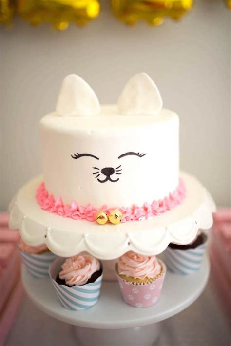 Every body have a soft corner for cats. Kitty Cat Birthday Party (karaspartyideas.com) | Birthday ...