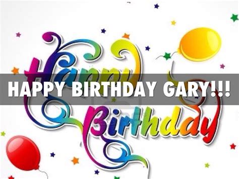 Happy Birthday Gary Clip Art
