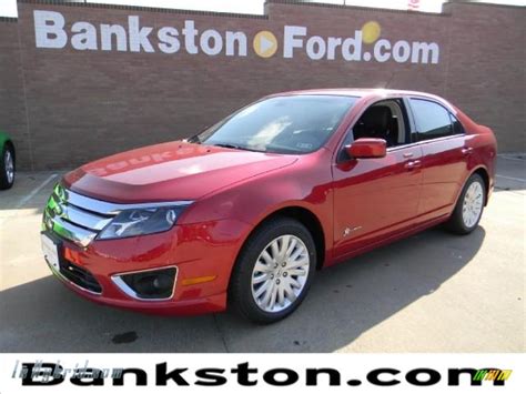 2012 Ford Fusion Hybrid In Red Candy Metallic 246782