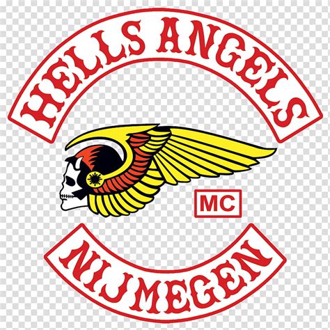 Hells Angels Text Motorcycle Club Logo Red Devils Mc Embroidered