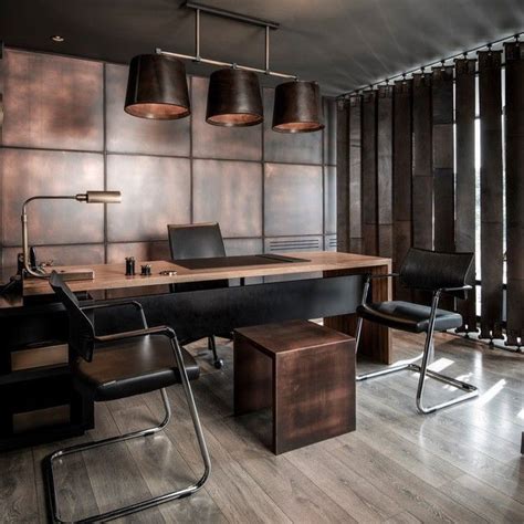 15 Ultimate Masculine Home Office Tips Industrial Look Artofit