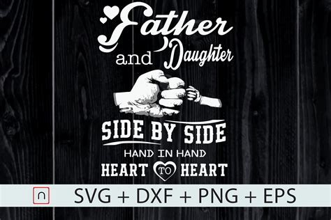 Father And Daughter Svgfathers Day Svg By Novalia Thehungryjpeg