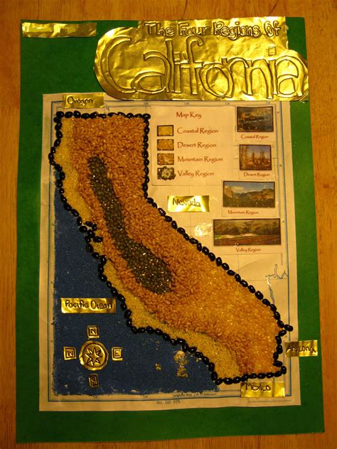 4th Grade California Map Project Mark Library