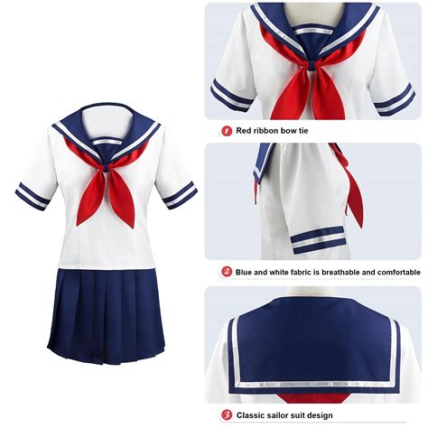 Buy Rpped School Uniform Cosplay Costume Japanese Jk Uniform Anime