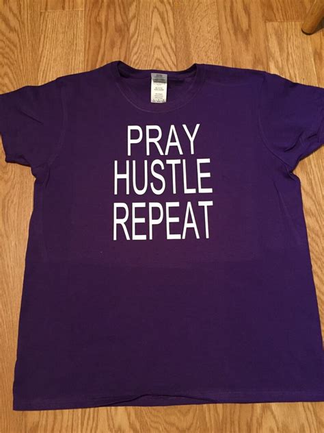 pray hustle repeat women s t shirt hustle t shirt etsy