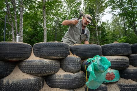 Nova Scotia Couple Building Sustainable Home Out Of Tires Cbc News