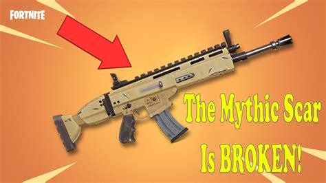 The Mythic Scar Is Broken Fortnite Insane Victory Youtube