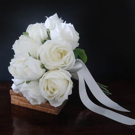 Ivory Rose Wedding Bouquet Typically Unique