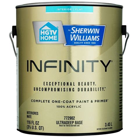 Hgtv Home By Sherwin Williams Infinity Tintable Flat Acrylic Interior