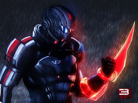Mass Effect 3 Shepard Rain Edition Vol 1 By Redliner91 On Deviantart