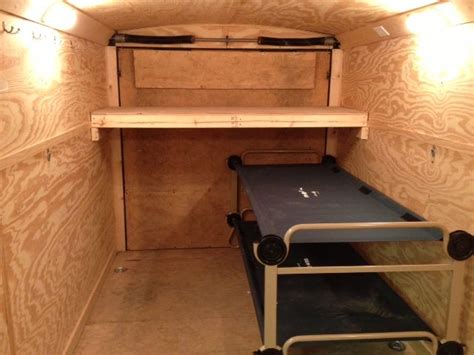 Small Cargo Trailer With Disc O Bed Cam O Bunks Plus A Wood Shelfbunk