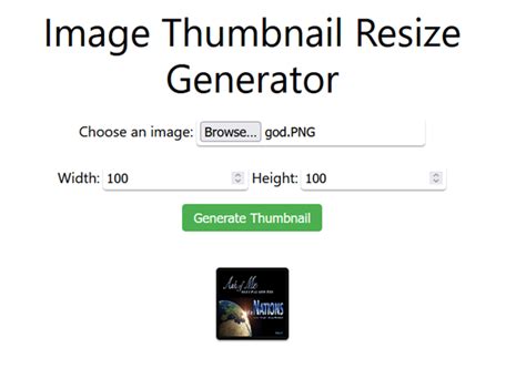 Image Thumbnail Resize Generator Convert Any Image Into Any Image Size