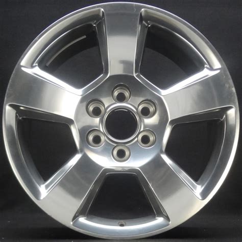 5 Spoke Polished 20x9 Aluminum Wheel Rim For Chevrolet Tahoe Hollander