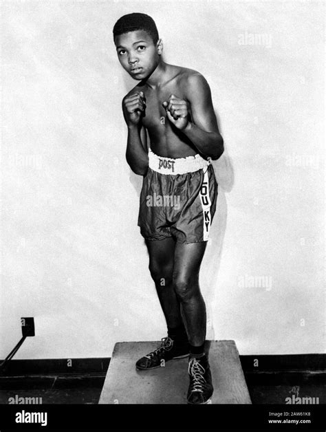 Ca Louisville Kentucky Usa The Future Olympic Champion Boxer Muhammad Ali