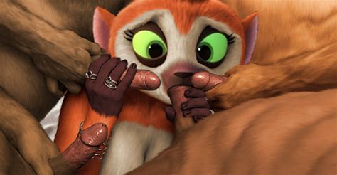 Rule 34 All Hail King Julien Anthro Anthrofied Big Penis Breasts Clover Madagascar Edit